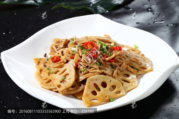卜豆角炒藕片