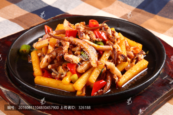 孜香鐵板魷魚須