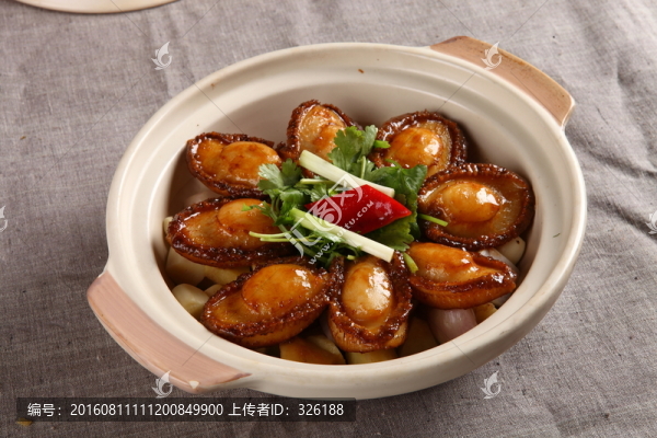 生焗鮑魚仔