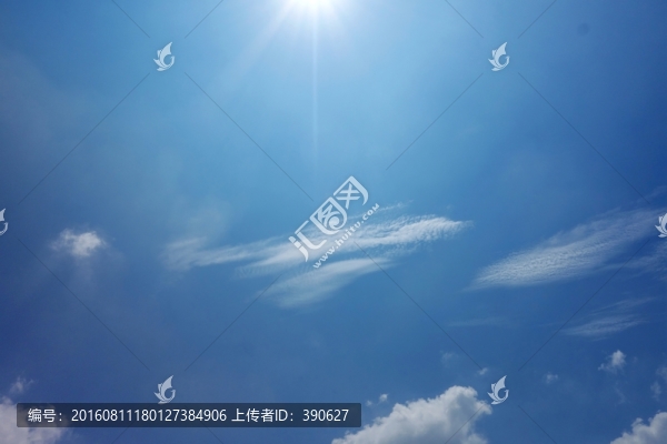 藍天白云