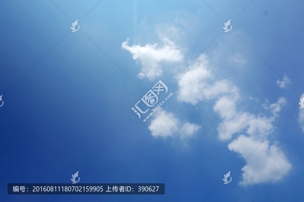 藍(lán)天白云,天空云彩