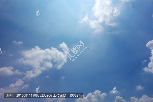白云,藍天,天空素材
