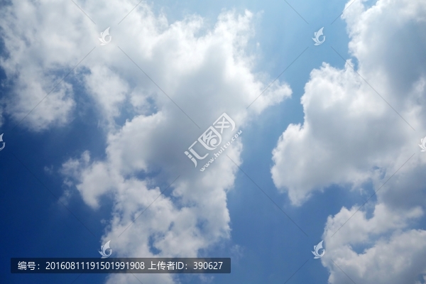 藍天白云