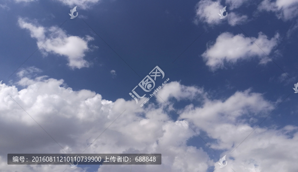 藍天白云