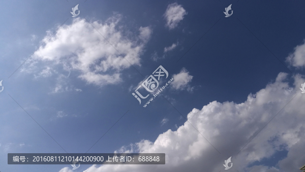 藍天白云