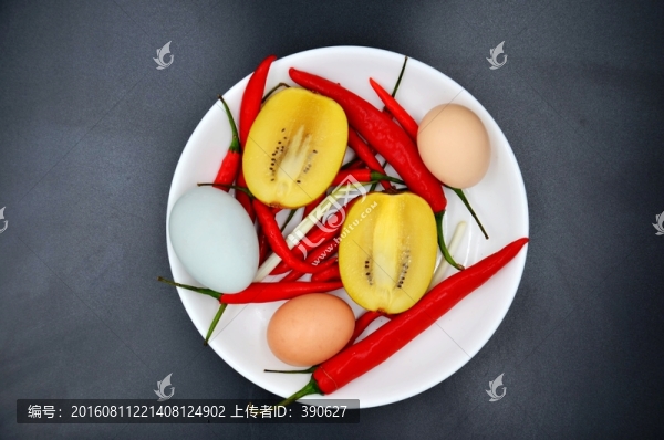蔬菜水果,紅辣椒,奇異果