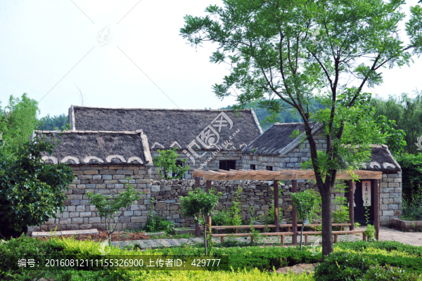 石頭建筑,老式院子,農(nóng)家院