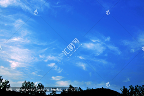 藍(lán)天白云,天空云彩