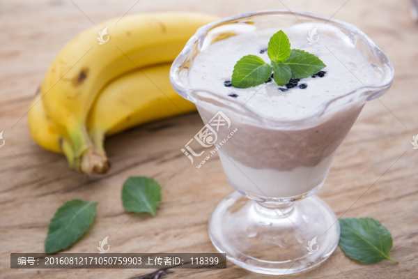 牛奶香蕉汁