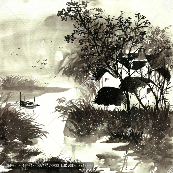原創(chuàng)手繪水彩畫作品素材