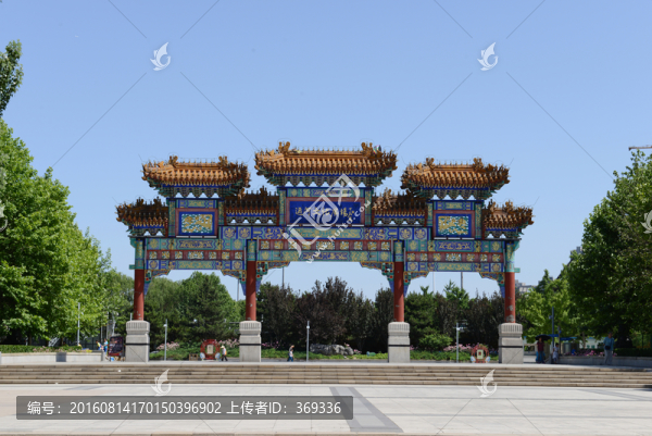 通州運(yùn)河文化廣場(chǎng)牌樓