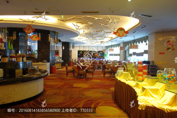 酒店餐廳,飯廳,中餐廳,裝飾