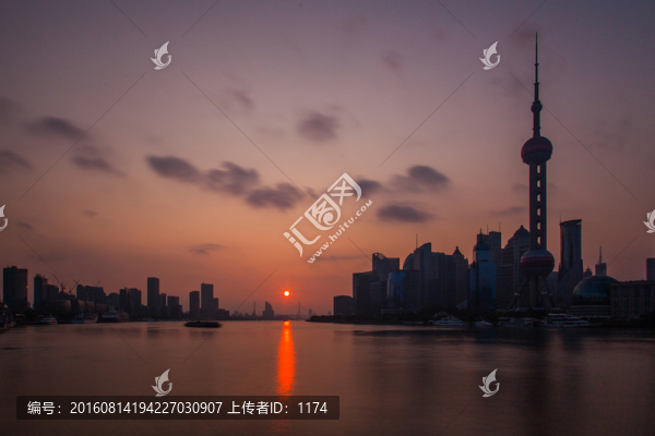 上海外灘日出