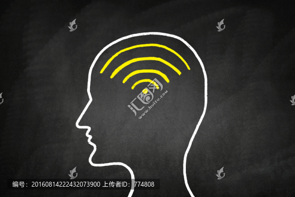 粉筆畫頭腦wifi