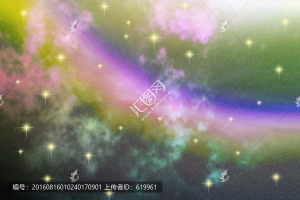 唯美星空背景,無分層