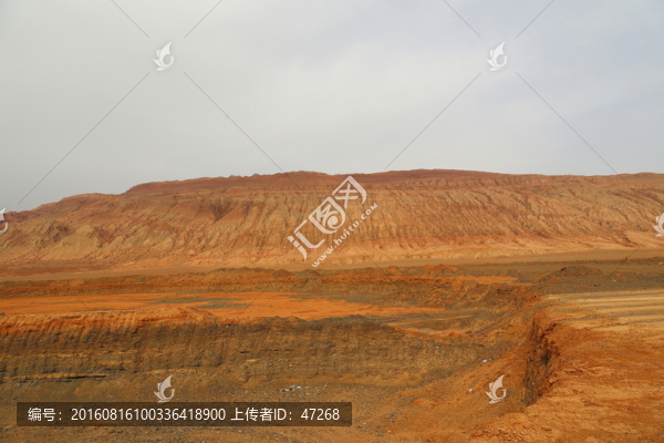 新疆,吐魯番,火焰山,戈壁