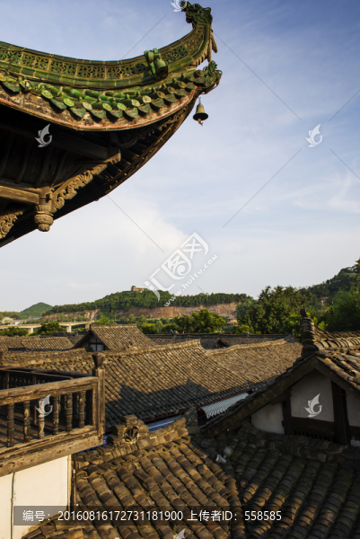 閬中古城,華光樓局部