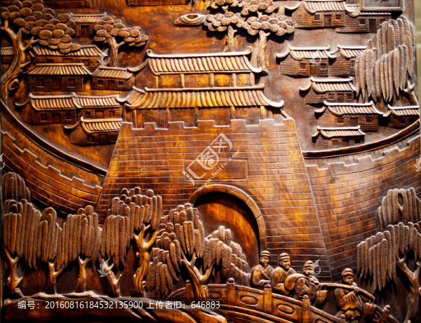 木雕,古人生活場(chǎng)景