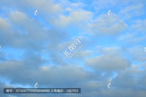 安徽南屏傍晚的天空
