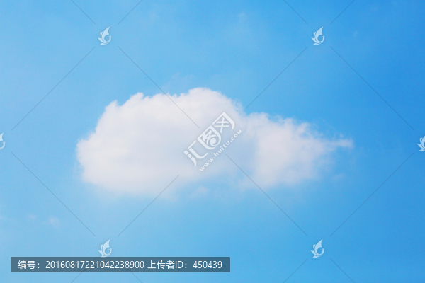 一朵白云