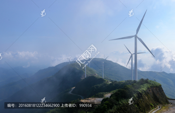 陽西,龍高山,風(fēng)車