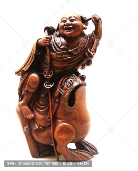 竹雕,劉海