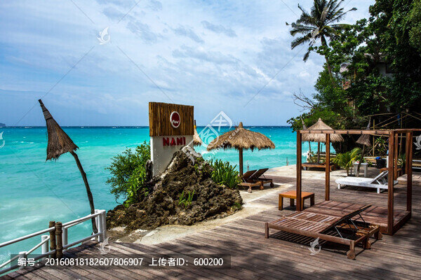 長灘島NAMI酒店休閑露臺