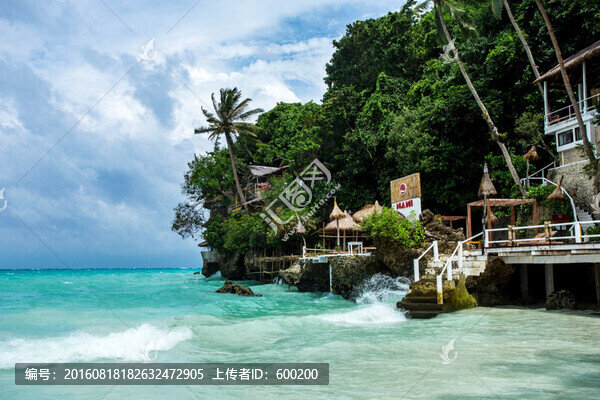 長灘島娜米度假酒店露臺