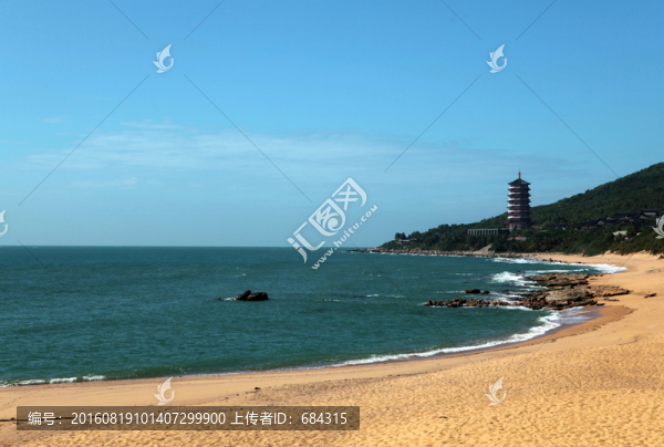 三亞海灘南山寺