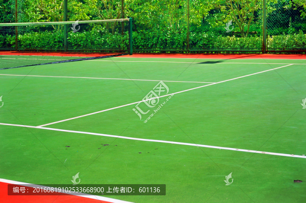 無人網(wǎng)球場