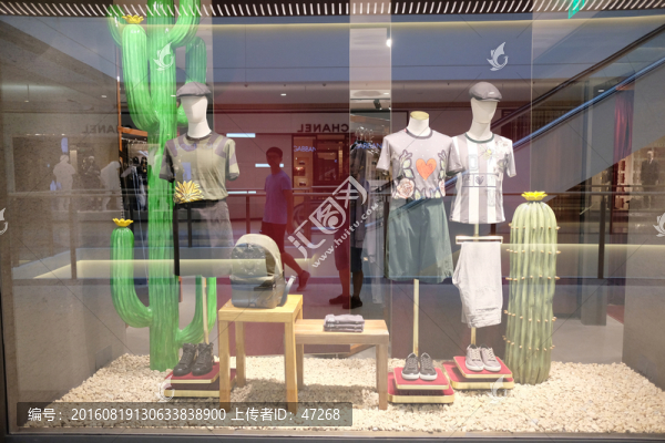 櫥窗,女裝,奢侈品店