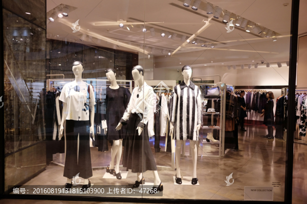 櫥窗,女裝,奢侈品店