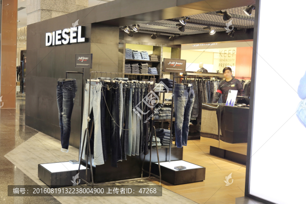 櫥窗,陳列,牛仔褲專賣店