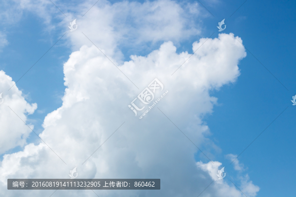 藍天白云背景