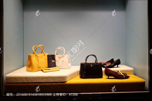 櫥窗,鞋包,奢侈品店