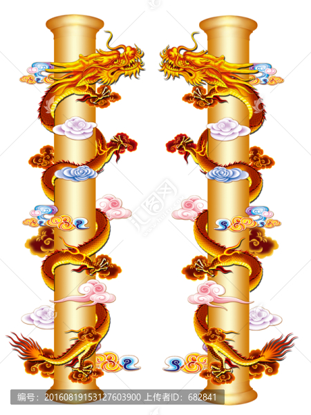 龍,龍柱