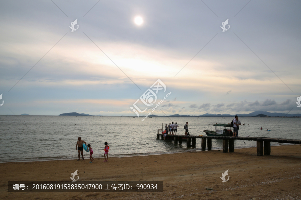 大樹(shù)島夕陽(yáng)