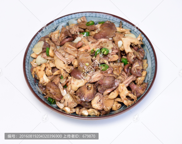 青椒炒蘑菇