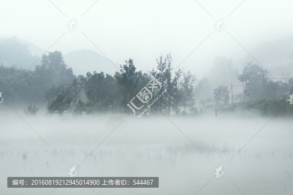 田園的早晨