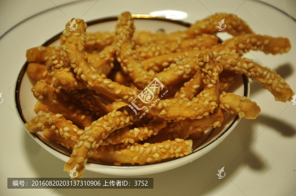 芝麻果,零食