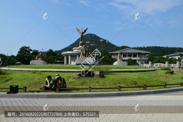 韓國首爾北漢山,青瓦臺