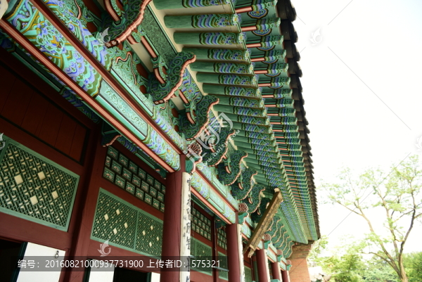 韓國(guó)首爾古建飛檐