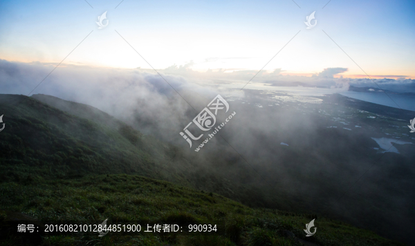云霧,日出