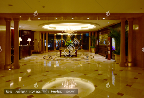 上海大酒店的豪華大廳
