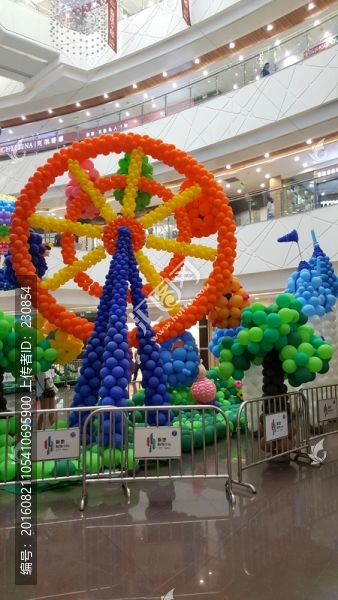氣球圖案,氣球景觀