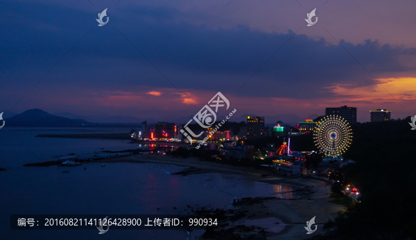 沙扒,夕陽