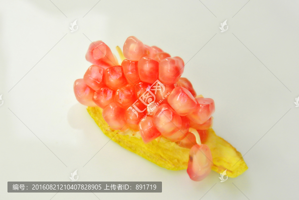 紅石榴特寫,石榴籽