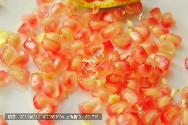 紅石榴特寫,石榴籽