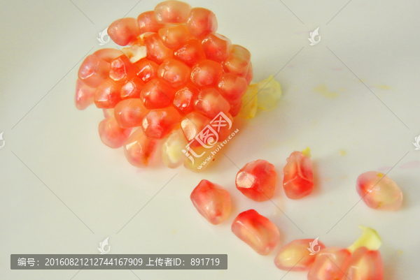 紅石榴特寫,石榴籽