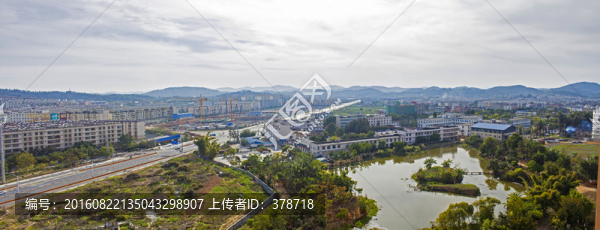 云南省普洱市鳥瞰圖